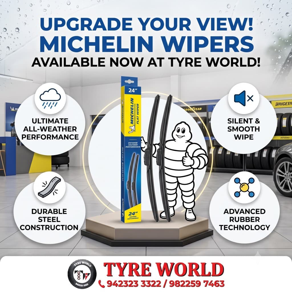 Michelin traditional wiper blades at Tyre World Pune